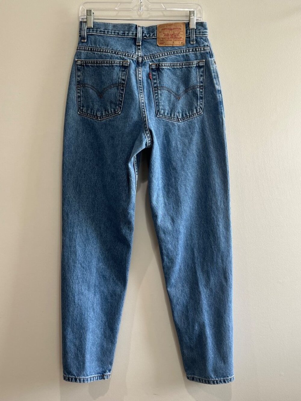 Levi's 550 Vintage Relaxed Fit Jeans Womens 10 Medium Wash Tapered Leg Y2K 90s